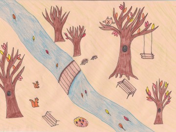 Wyniki konkursu plastycznego Przyroda Jesienią, <p>Oliwia Widarska</p>